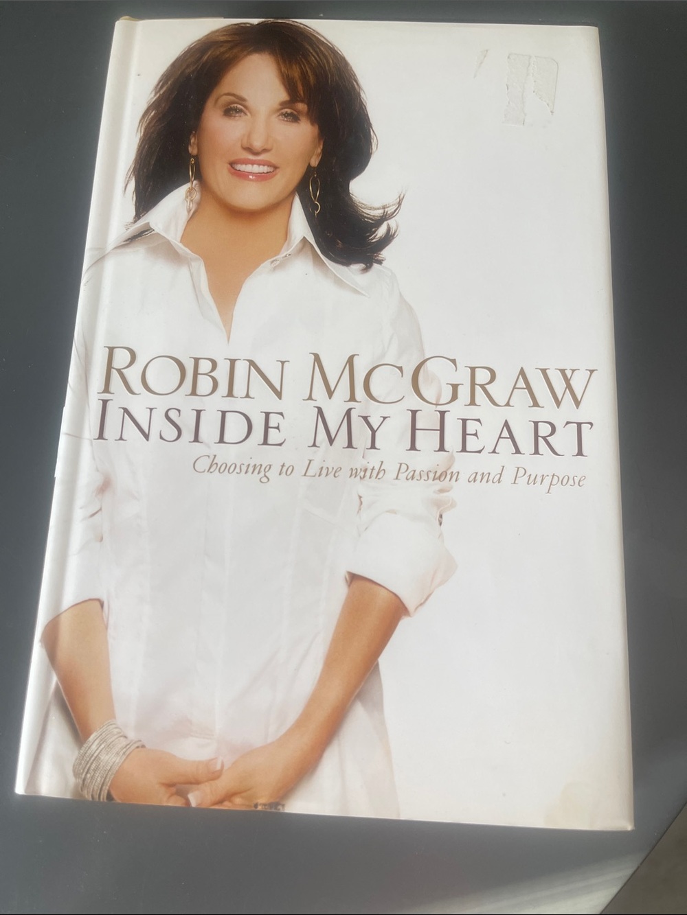 Robin McGraw 'Inside My Heart' Hardcover Book - White
